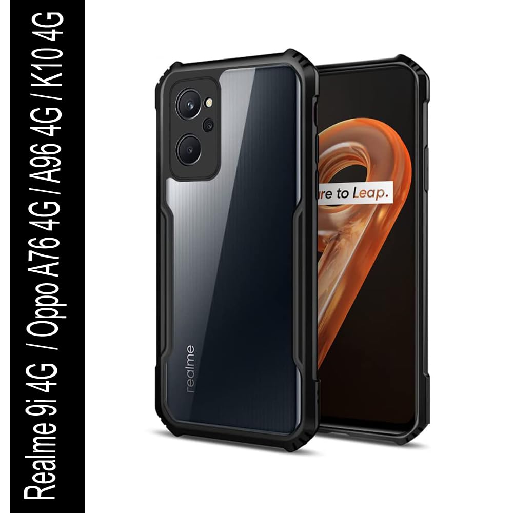 Amazon Brand-Solimo Basic Case for Realme 9i (Thermoplastic Polyurethane_Black) (B09YQ74644) Amazon Price History, Amazon Price Tracker