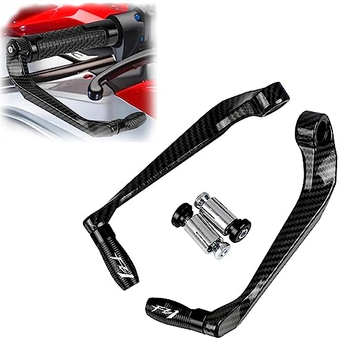 Protège-mains moto CNC 22mm noir pour leviers de frein embrayage Yamaha FZ1 Fazer