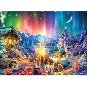 Buffalo Games – LARS – Winter’s Night Bonfire – 1000 Piece Jigsaw Puzzle for Adults -Challenging Puzzle Perfect for Game Nights – Finished Size is 26.75 x 19.75