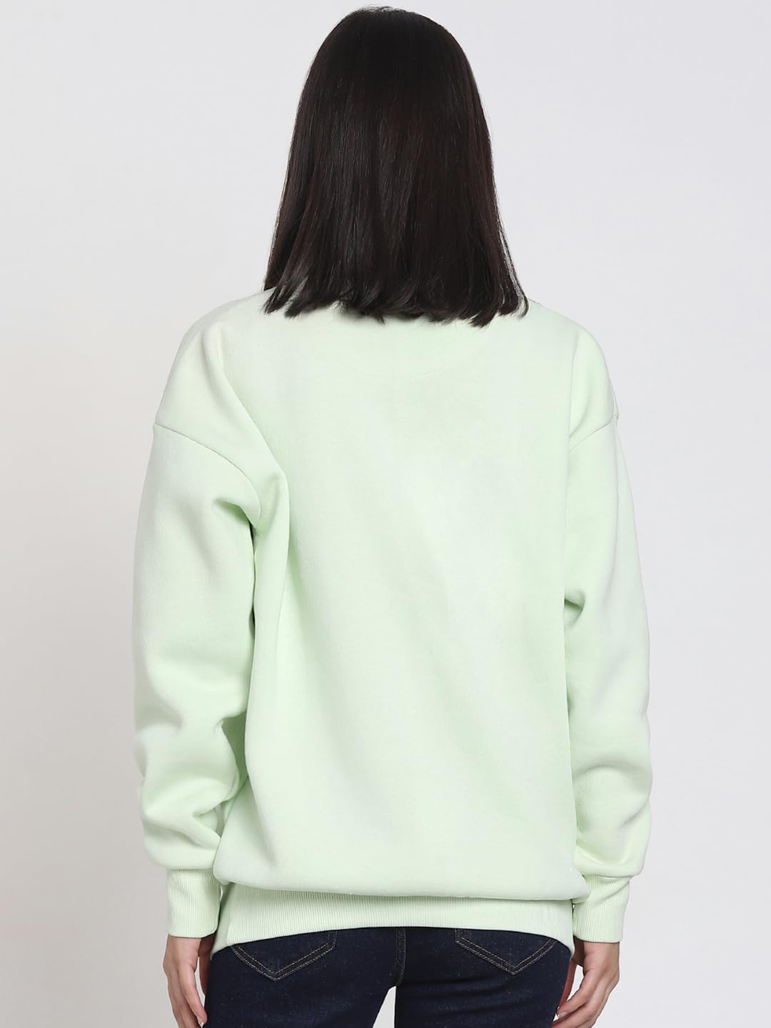 Bewakoof X Demon Slayer Snoopy Damska bluza oversize z mieszanki bawełny | Bewakoof Heavy Duty 1.0 | Damska bluza