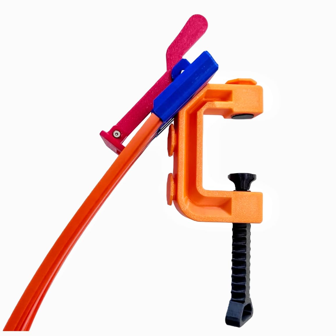 Clamp and 2 Lane Starter Gate Compatible with Hot Wheels(Starting Gate + Clamp Combo)
