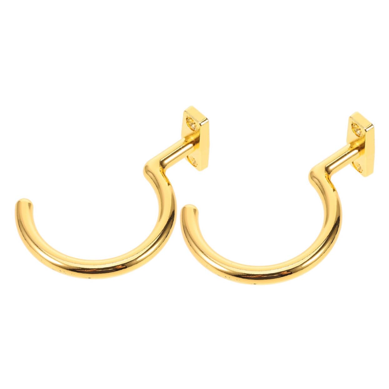 Totority 1Pair Elegant Pool Holder Clips Metal Hooks for Billiard Tables Space Saving Accessories for Game Storage Quick Access Versatile Use for Cues Lightweight