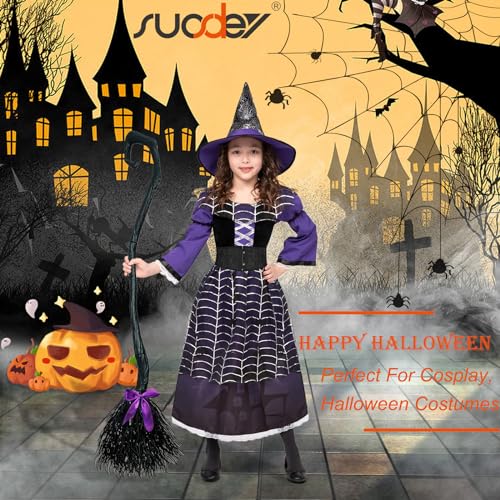 SUOSDEY Kids Jacquard Corset Belt with Soft Bones Girls Teens Pirate Halloween Renaissance Lace-up Black Waist Corset Belt3