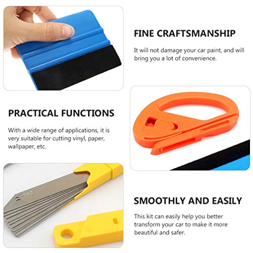 VICASKY 10Pcs Envoltório Do Vinil Do Carro Kit de Ferramentas Filme Auto Envoltório Etiqueta Do Carr