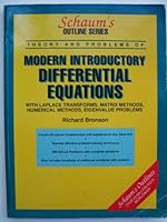 Schaum's Outline of Theory and Problems of Differential Equations 0070843961 Book Cover