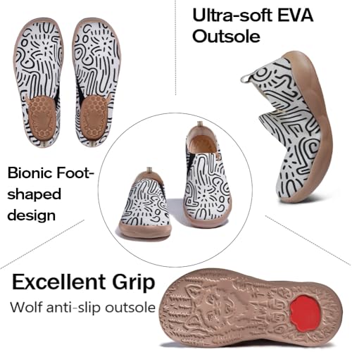 Men's Art Design Travel Shoes Slip-on Casual Loafers Fashionable, Light and Comfortable Sports Shoes4