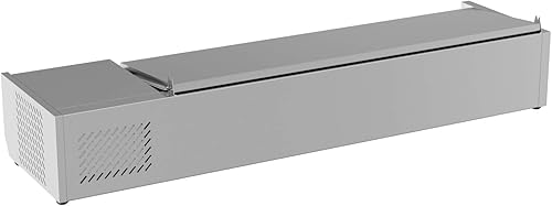 Miniatura 9 de KoolMore SCDC-6P-SSL Refrigerador comercial, 59 pulgadas, plateado, 0 pies cúbicos