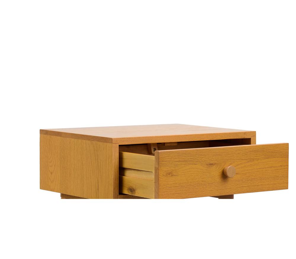 Amazon.com: NTC Solid Oak Lux Nightstand with Drawer, Mid Century