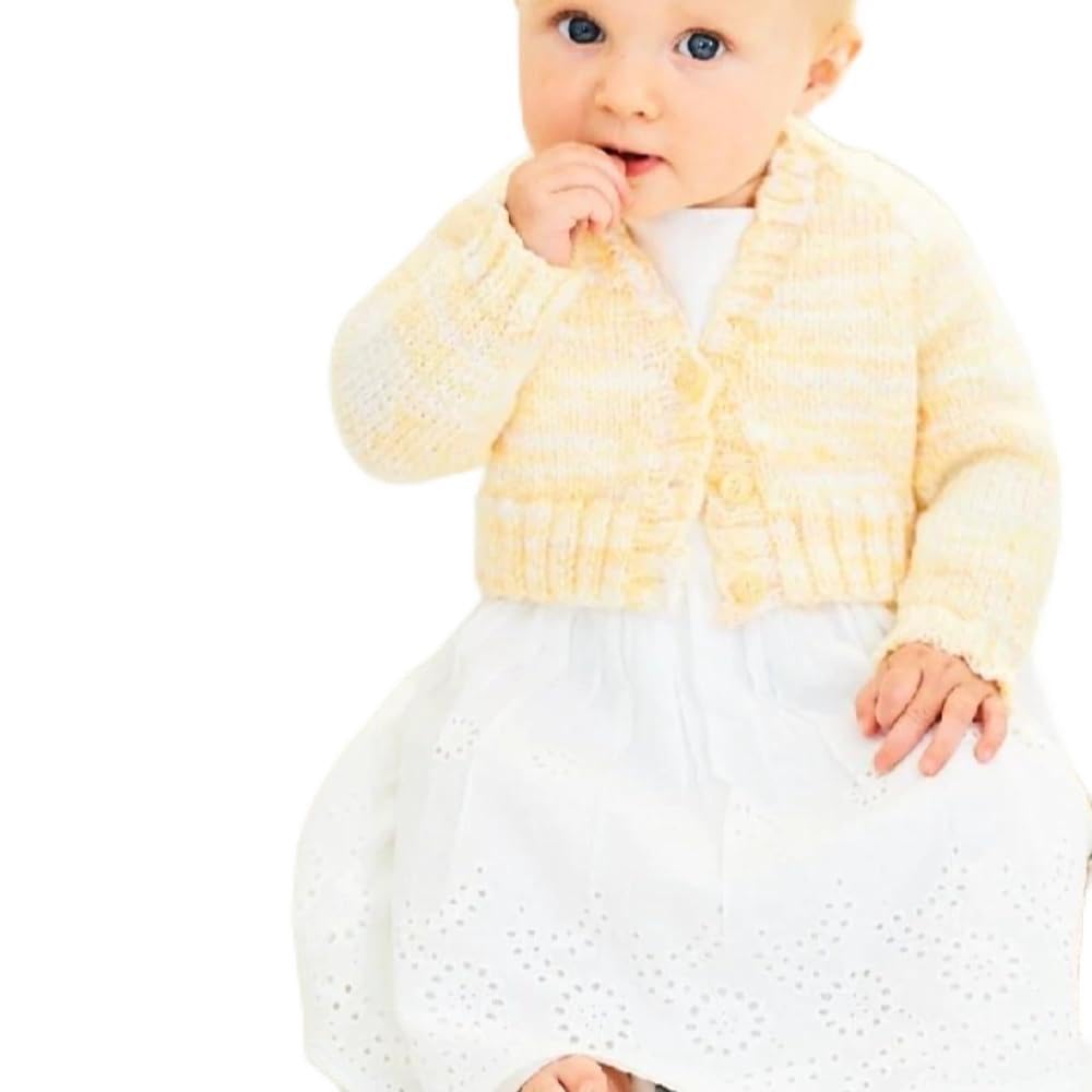 Stylecraft Women's Yellow 9899 Baby Dk Cardigans Knitting Pattern