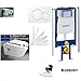 Produktbild Geberit Duofix UP 320 ECK Vorwandelement mit Sigma01 WEISS, V&B Architectura Compact AL: 480 mm WC DirektFlush Spülrandlos, Tiefspül-WC, inkl. Sitz,Ceramicplus