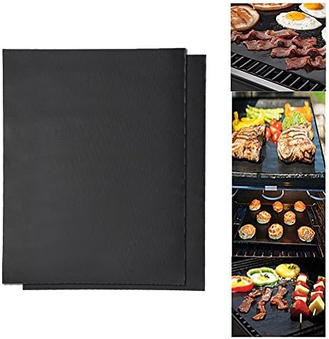 Silikon Grillmatte Mit Reinigungsschwamm - Hitzebeständig & Rutschfest Für Perfektes Grillvergnügen