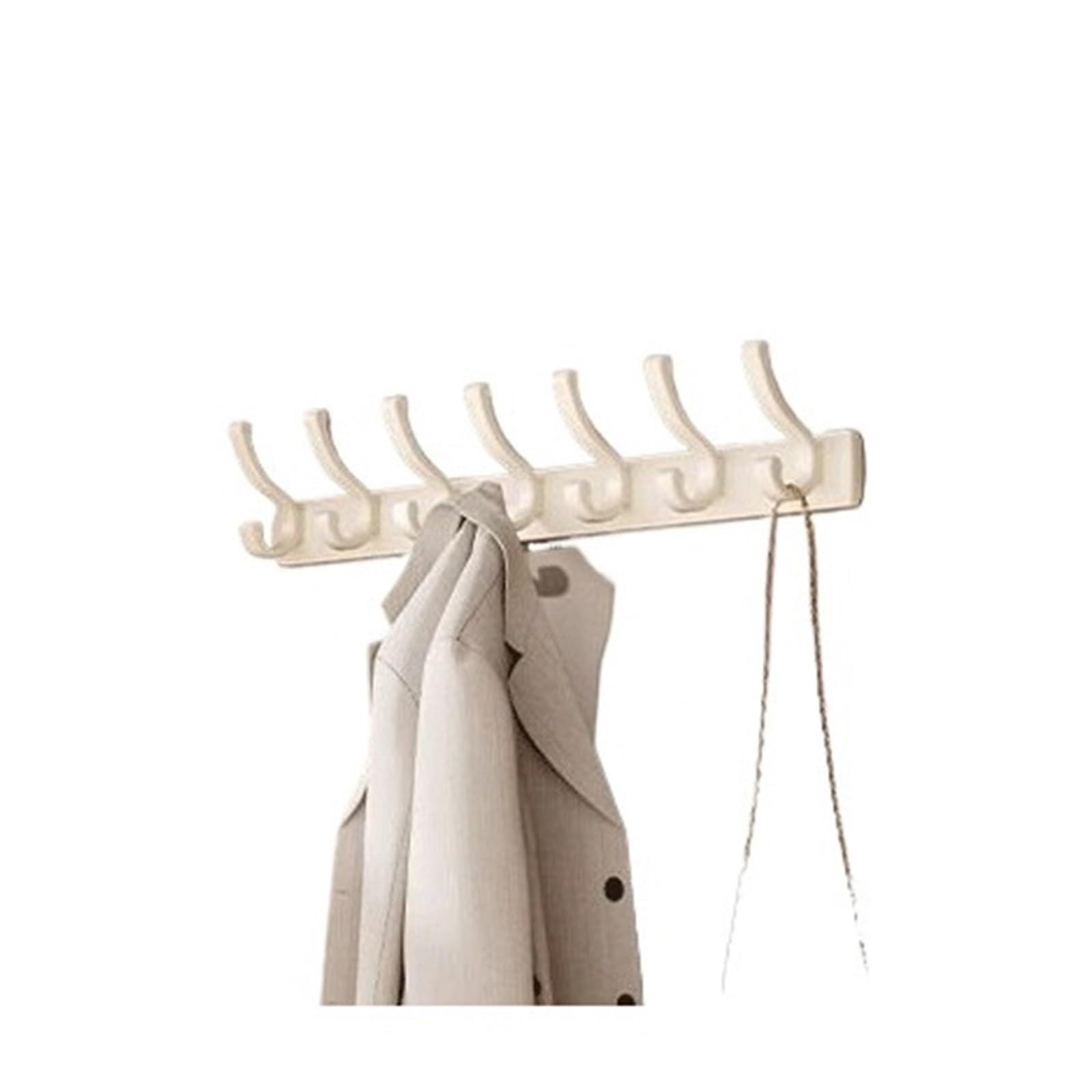 zhangrui1888 Coat Rack Shelf Wall Mounted Wall-Mounted Coat Rack, Designed Specifically for Hanging Clothes On The Wall Behind A Door