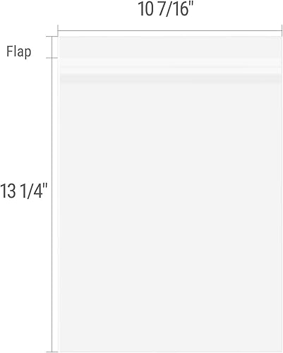 Miniatura 9 de Golden State Art, Paquete de 50 bolsas transparentes para tapetes de 8.5 x 11, imágenes, sin ácidos, 9 x 11 37 pulgadas