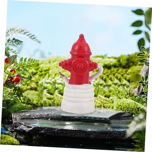 Bouche d'incendie de jardin miniature pour ornement et micro paysage