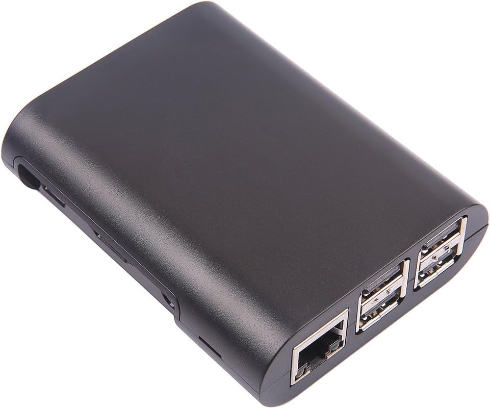 IDUINO Black Case for Rspberry Pi 3 Model B & Rspberry Pi 2 Model B - Access to All Ports-picture-21