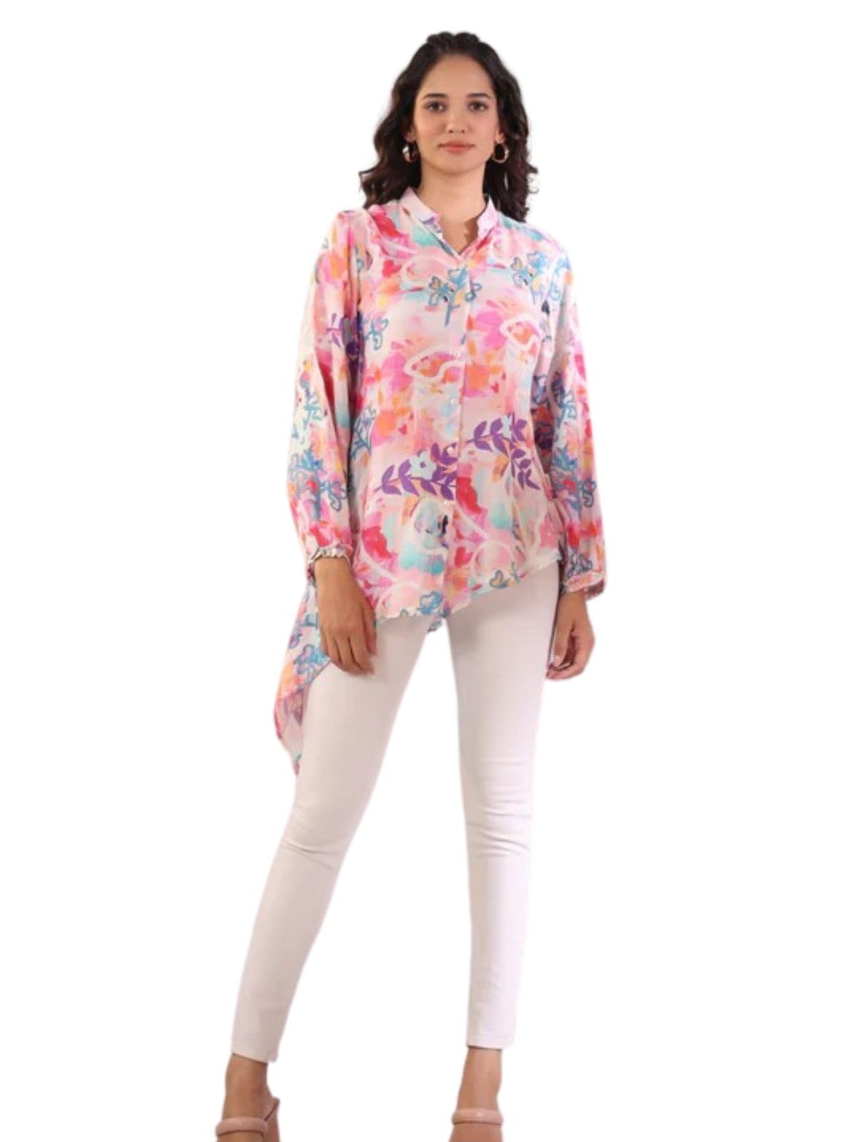 GRECIILOOKS Women's Printed Regular Fit Top