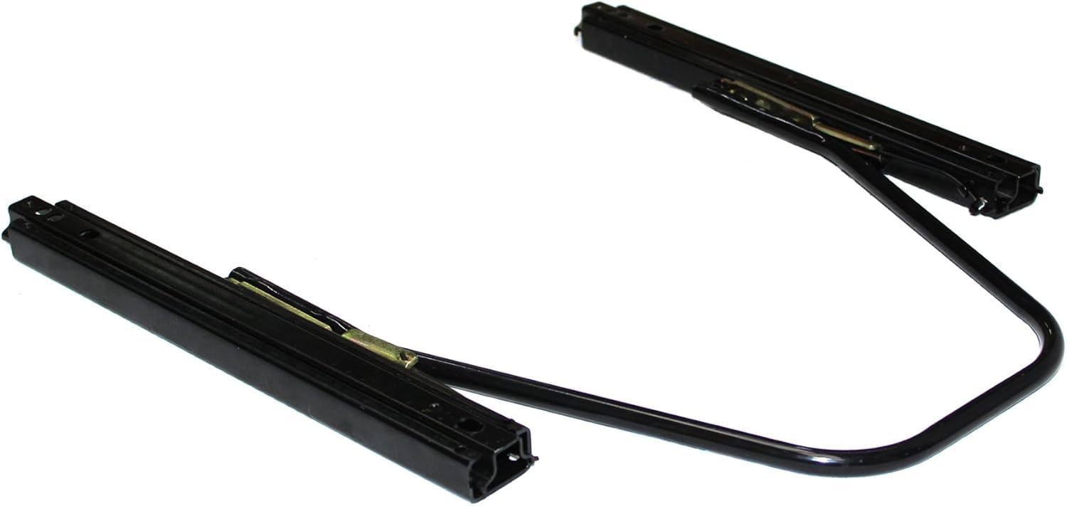 MIAUTO Guias Correderas para Bases de Asiento, Ríeles para Asientos Adaptables, Carrileras para Asientos,Palanca, para Asiento de Conductor, Negro (Y-G469B-Universal)