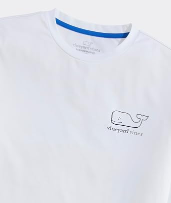 Vineyard Vines Men's Long-Sleeve Burgee Whale Harbor Tee
