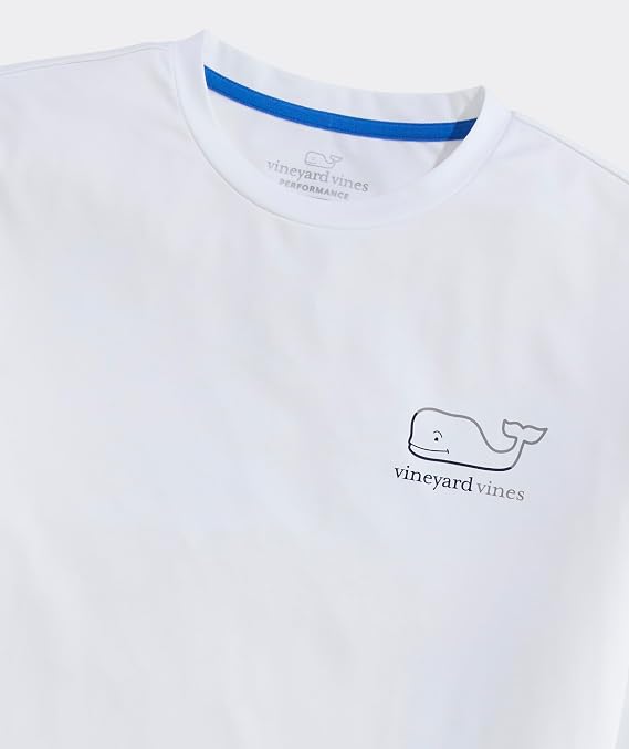 Vineyard Vines Men's Long-Sleeve Burgee Whale Harbor Tee