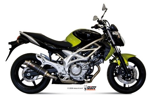 Escape Mivv GP Carbono para Suzuki Gladius 2009 a 2015 3