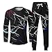 Muscularfit Men's Tracksuit 2 Piece Fall Fashion 3D Print Sweatsuit Set Causal Long Sleeve Pullover Sport Sweatpant Outfits