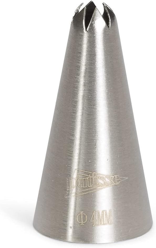 Patisse Decorating Tip with Closed Star Stainless Steel 5/16" or 7 mm Product Out