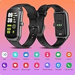 Fitness Tracker with 24/7 Heart Rate/Swimming/Sleep/Calorie/Step Tracker, IP68 Waterproof Smart Watch 100+ Sports Modes, Fitness Watch for Women Men - Image 5