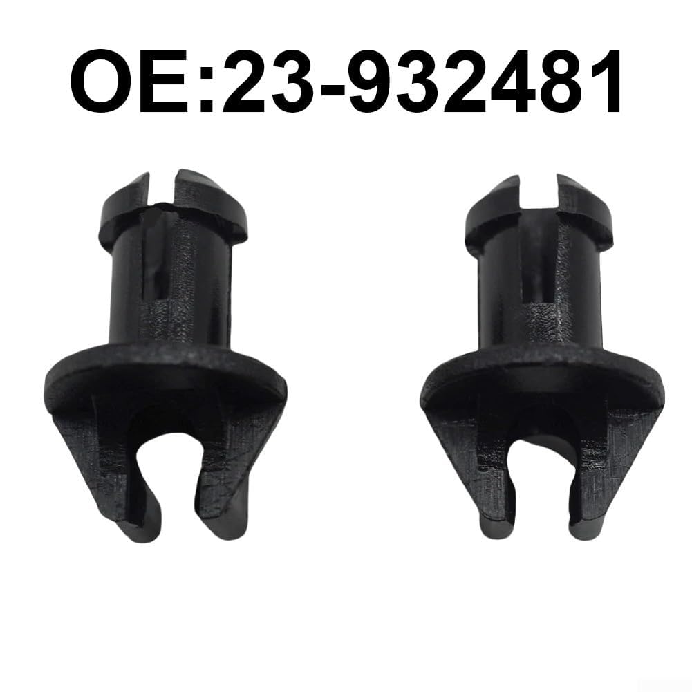 Schwenkbuchse für Mercury Außenborder Jet Gashebel Gestänge Ersatz 23-932481 Kompatibel mit 175 200 Modellen 1989-1991 2 Pack Schwarz Kunststoff