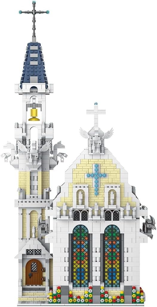 Amazon.co.jp: 中世の教会モデル建築モジュラーハウス構築セット MOC 