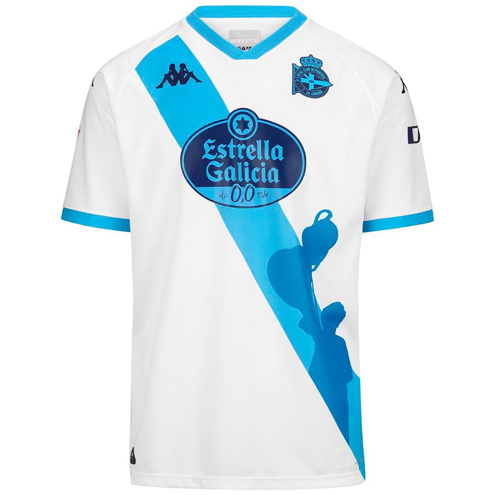 Kappa Deportivo La Coruña Kombat 24/25 Third Junior Short Sleeve T-Shirt 10 Years