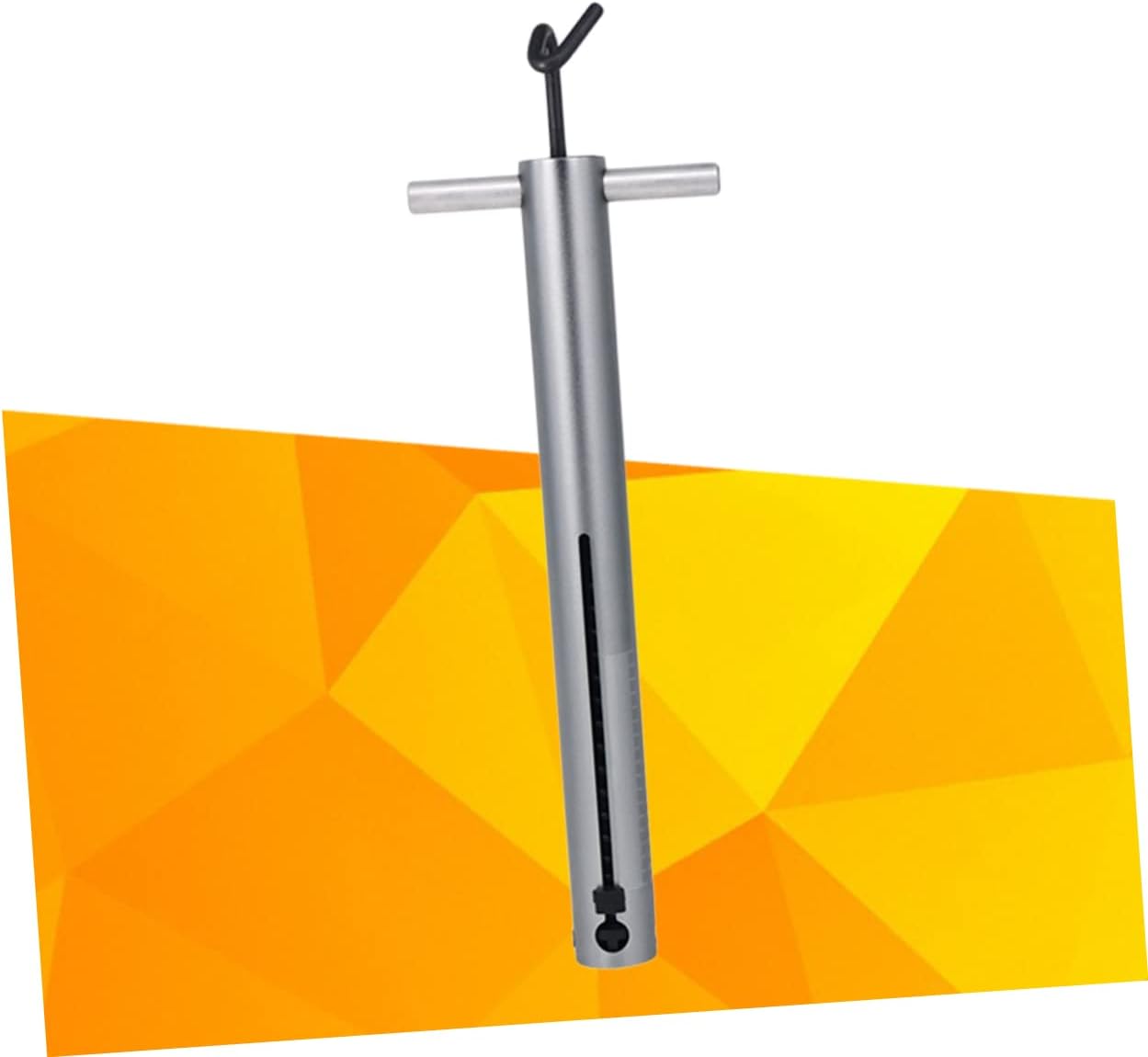 100Pounds Hand Held Scale Accurate Weight Durable Mechanical Spring Design for Draw Weight Silver Color