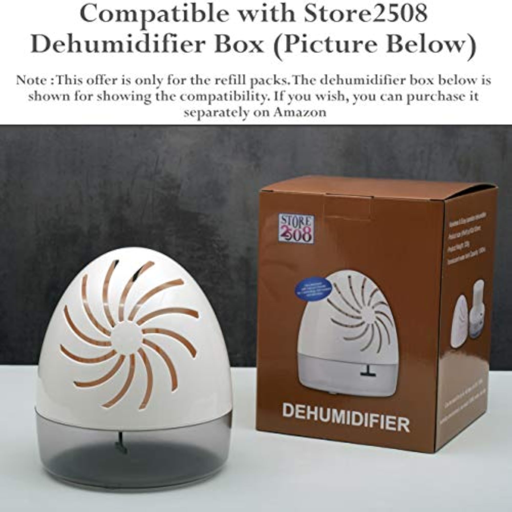Dehumidifier Refill Pack Calcium Chloride Granules, 400 Gm