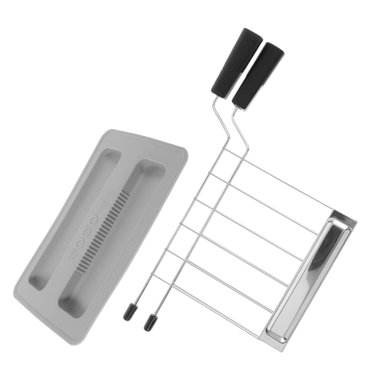 KICHOUSE 1set Kitchen Toaster Cover Silicone Lid Sandwich Clip for Breakfast Machines Easy to Clean Wear-resistant Design Fits Sandwich Makers