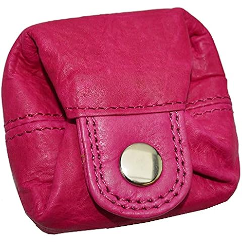 Praktische handliche kleine Mini Münzbörse Schüttelbörse Portemonnaie für Kleingeld/Kinder Geldbeutel (pink) Cover