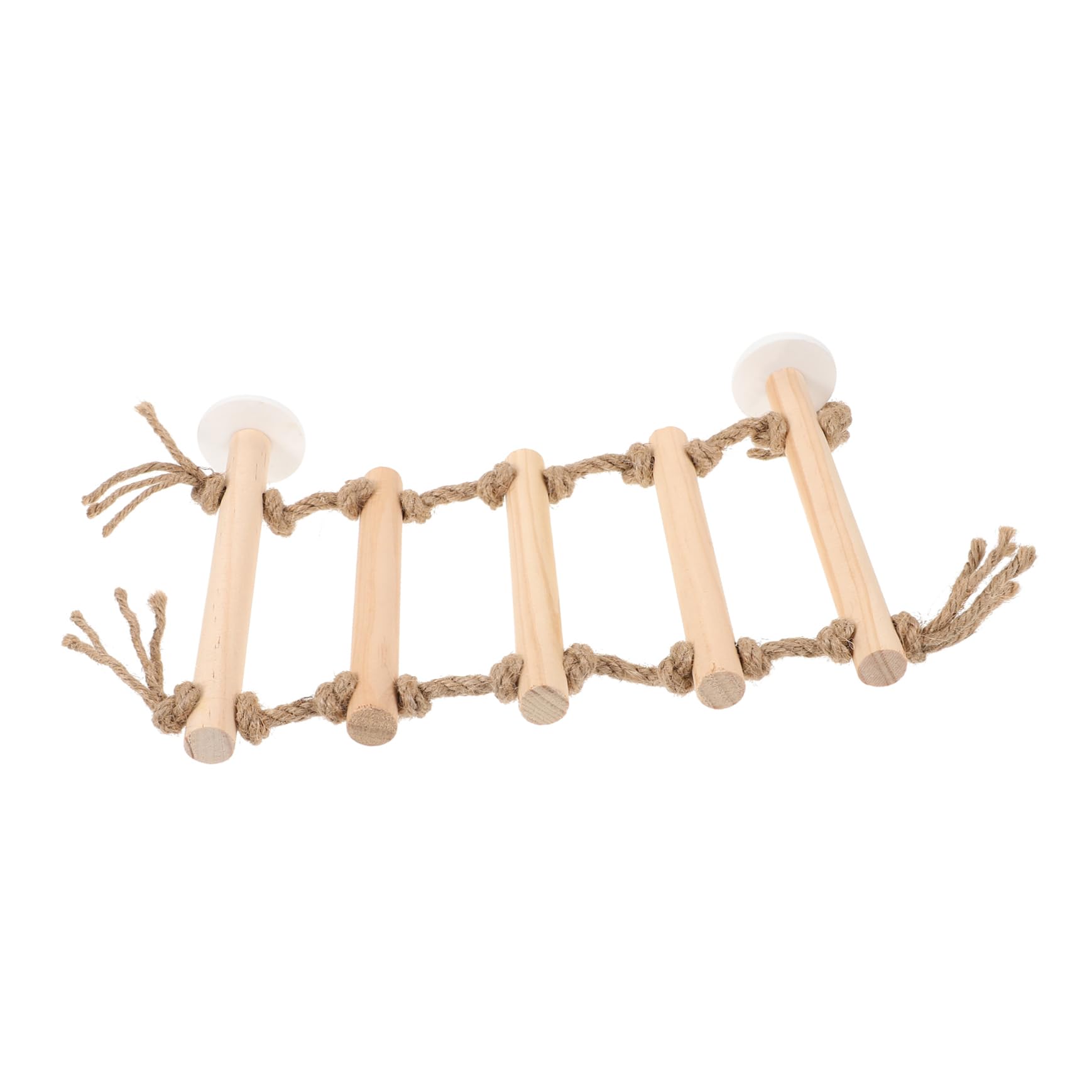 SUPVOX Wooden Parakeet Ladder Toy Bird Climbing Ladder for Training Soft Toy for Parrots