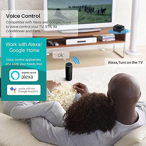 Frankever Smart Ir Rf Remote Control, Universal All In One Wifi Blaster Hub For Home Automation, For Tv Air Conditioner Curtain Garage, Compatible With Alexa, Google Assistant #TOP5