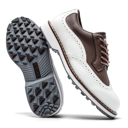 Image of UOFEIY Men's Spikeless Golf Shoes, Lightweight Sneakers
