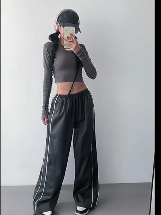 ★IVE ユジン着用★ SALTYPEBBLE GLOSSY LACE TRACK PANTS Designer fashion, Seoul-fully created | W Concept