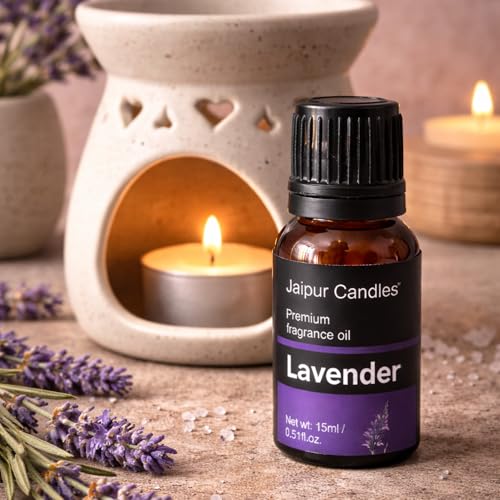 Image of Fragrance Oil | 15 ml | Aroma Oil for Home Fragrance | Best for Aromatherapy | Use in Diffusers, Candles, Air Fresheners (15ML, Lavender)