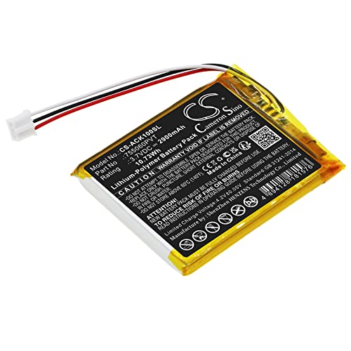 Ejjinenbby Replacement Battery Compatible for AUTOKEYSPROTOOL CK-100 (2900mAh/3.7V), 755060PVT Battery