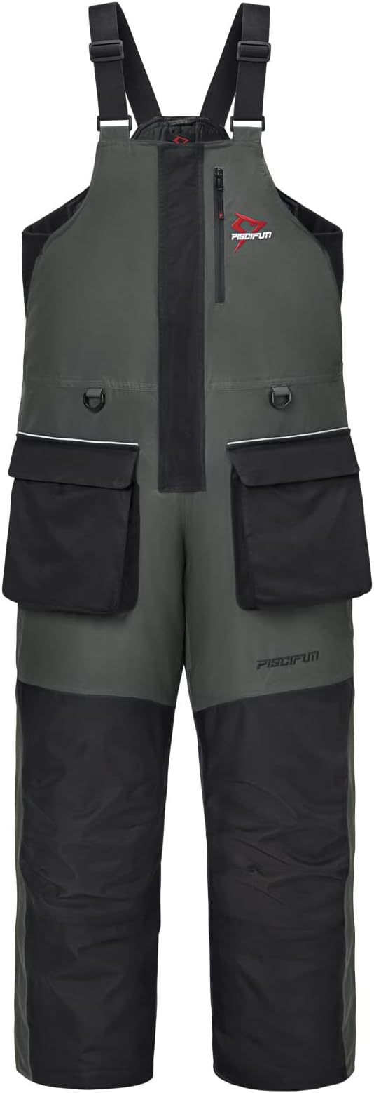 Piscifun Ice Fishing Bibs, Floating Waterproof Insulated Fishing Bib