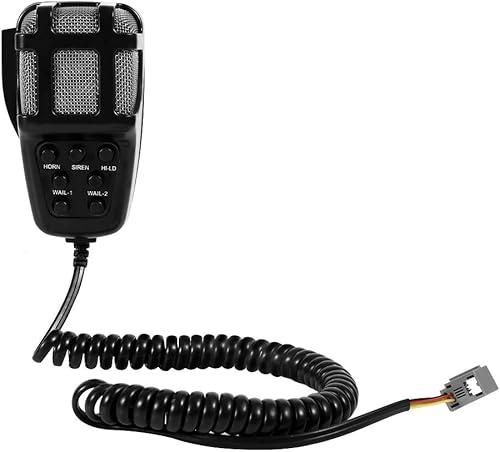 Miniatura 7 de Sirena de cuerno fuerte, sirena de cuerno fuerte de 12 V, 7 sonidos cuerno con micrófono sistema de altavoces PA para coche, barco, furgoneta, camión