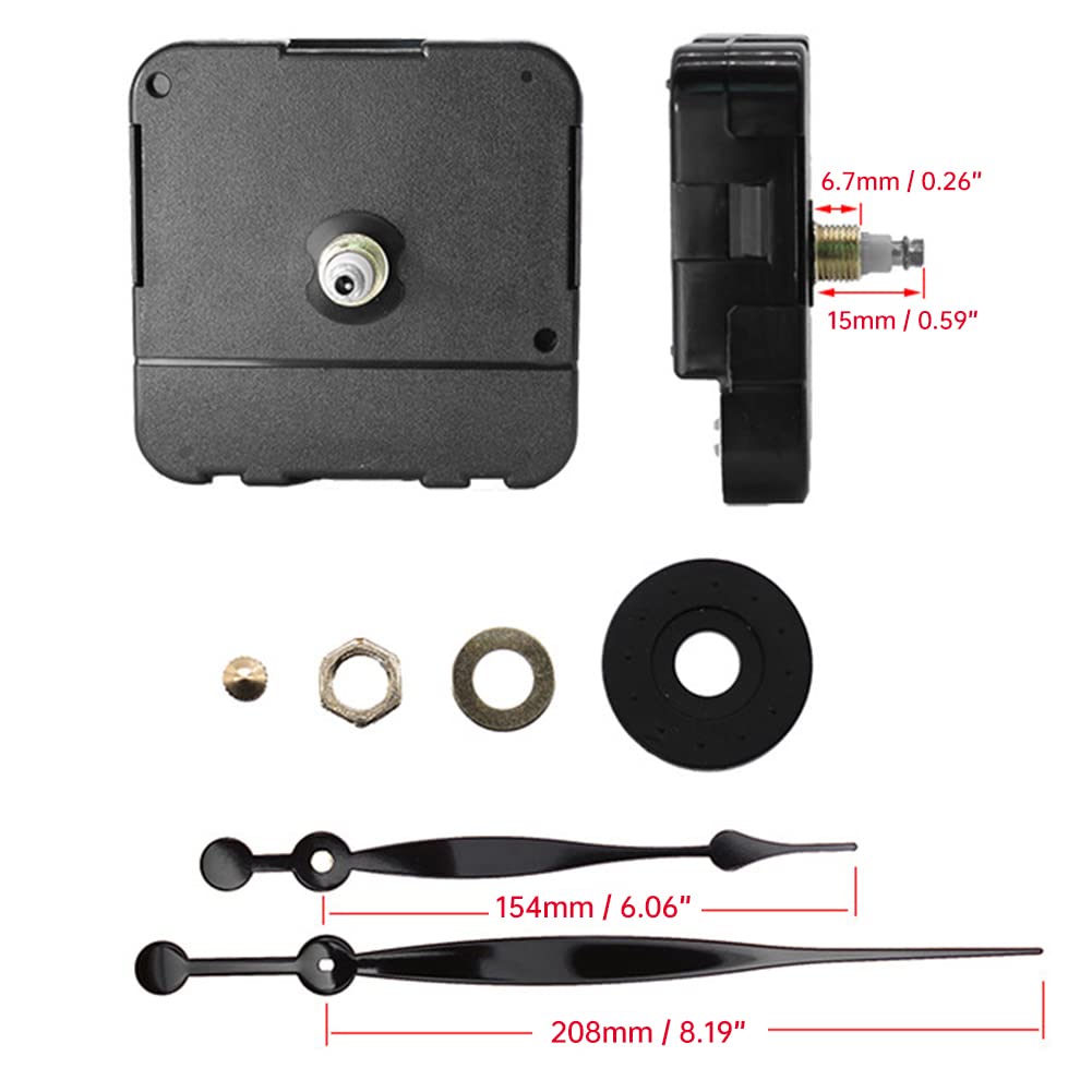 Lot De 7 Mécanisme D'Horloge - Mécanisme De Mouvement D'Horloge - DIY Pièces De Rechange D