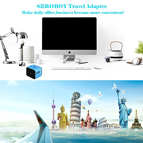 image for SZROBOY Travel Adapter,Universal Travel Adapter,All-in-one Internation