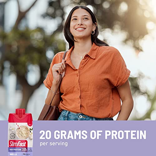 Slimfast Protein Shake, Vanilla- 20G Protein thumb #3