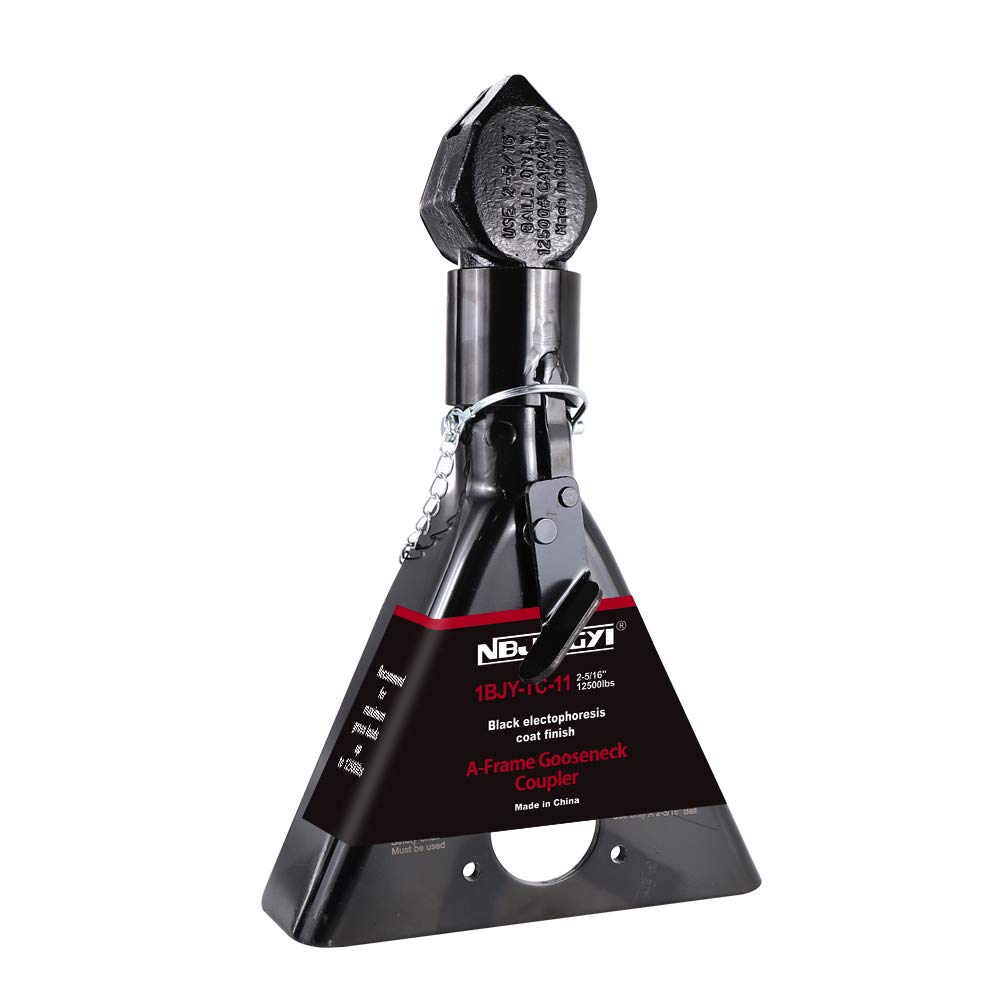 12500 Lb Capacity A-Frame Trailer Coupler - Fits 2-5/16" Ball, Class III Heavy Duty