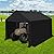 Outdoor Carport Canopy,7x12 ft Heavy Duty Canopy Shed,Metal Frame Storage She with Waterproof, UV Resistant Cover, 2 Rollup Zipper Doors for Backyard, Garden can Store Motorcycle, Garden Tools…