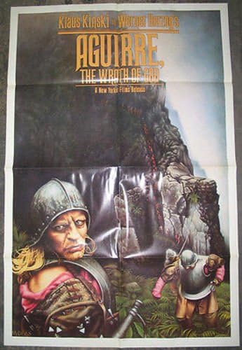 AGUIRRE THE WRATH OF GOD / ORIGINAL U.S ONE SHEET MOVIE POSTER A ...