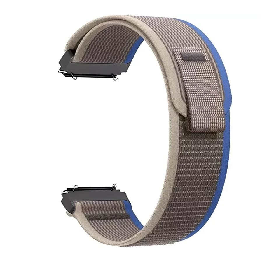 KHR® 22mm Nylon Trail Loop Band Strap Compatible with Noise ColorFit Caliber | ColorFit Caliber 2 | ColorFit Caliber 2 Buzz Smart Watch Strap With 22mm Lugs (Black & Grey) (B0CKXVNCXL) Amazon Price History, Amazon Price Tracker