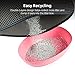 WePet Cat Litter Mat, Kitty Litter Trapping Mat, Honeycomb Double Layer Mats, No Phthalate, Urine Waterproof, Easy Clean, Scatter Control, Catcher Litter Tray Box Rug Carpet